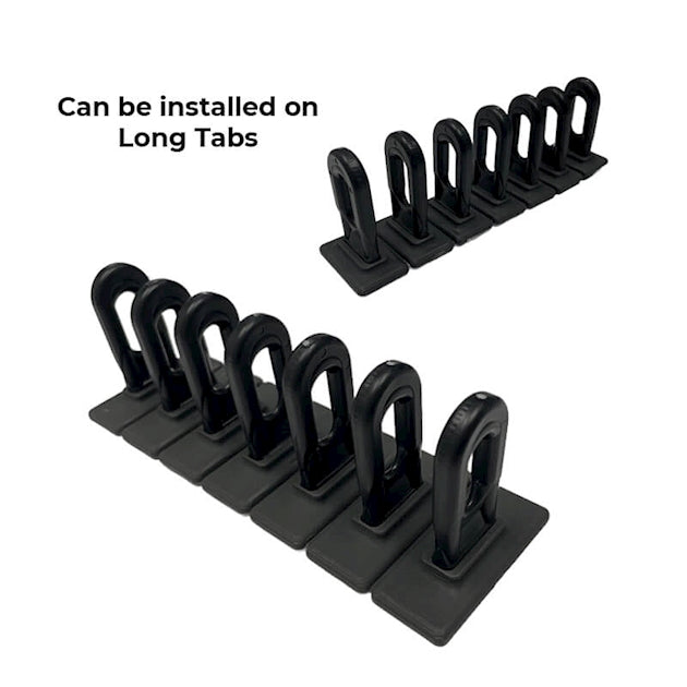 STRONG PLASTIC HOOKS 10PCS